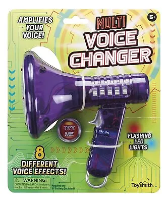 Toysmith Tech Gear Multi Voice Changer Amplifies Voice With 8 Different Voic... • $29.95