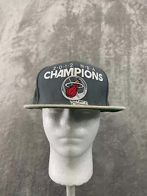 Lebron Wade Miami Heat Adidas 2012 NBA Champs Official Locker Room Snapback Hat • $18.74