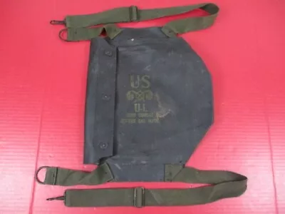 WWII Era US Army M7 Waterproof Carrier Bag For D-Day M5 Gas Mask Original - XLNT • $139.99