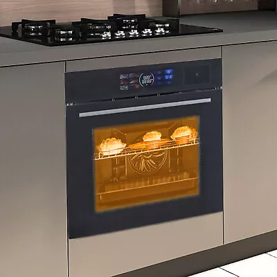 24  Electric Single Wall Oven W/3000W Strong Heating Power&8 Baking Functions • $486.39