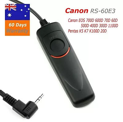 RS-60E3 Wired Remote Shutter Release For Canon 1100d 700d 650d 550d 760D G12 G16 • $7.75