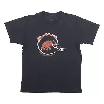 MAMMUT Mens T-Shirt Black M • £14.99