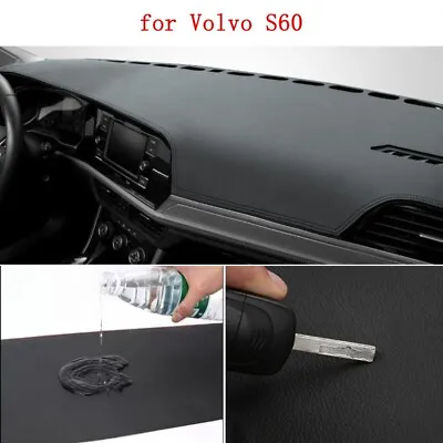 Leather Dash Panels Cover For Volvo S60 2019-2024 Dash Cover Dashboard Mat • $48.98