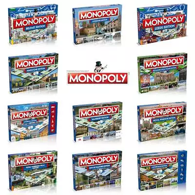 Monopoly Community Editions - Find Your City Of The Classic Board Game • £34.99