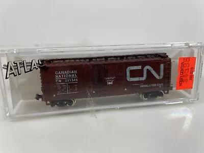 N Scale Atlas 3327 Canadian National 40' Plug Door Boxcar CN • $11.40