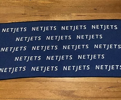 NETJETS Club Glove Golf Caddy Towel /Blue W/ White Letters/17 X40  • $275