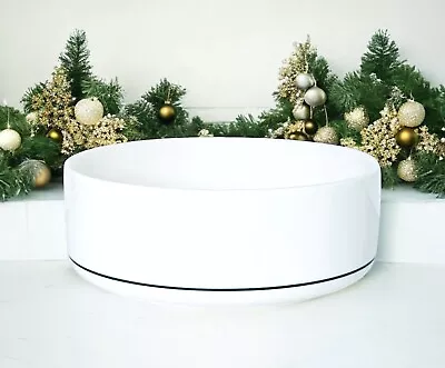 Villeroy & Boch FRENCH GARDEN CHRISTMAS White Green Porcelain Candy Box No Lid • $18.59