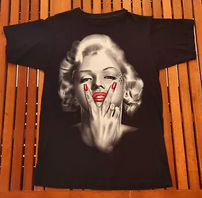 Fearless Marilyn Monroe Y2k T Shirt Pin Up Sexy Tatoo Girl Gangster Low Rider • $9.99