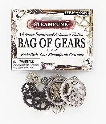 Steampunk Bag Of Gears Toy Fancy Dress Up Halloween Adult Costume Accessory • $11.47