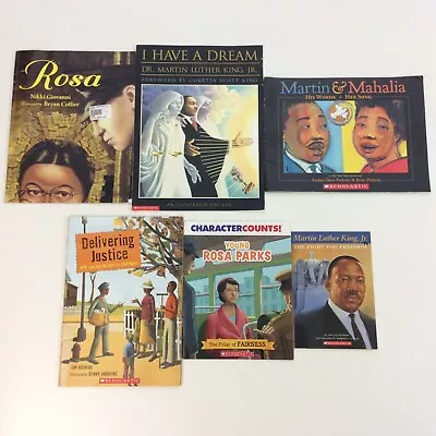 Martin Luther King Jr MLK Civil Rights Black History African American 6 Book Lot • $20.99