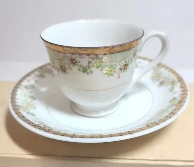 MADE IN OCCUPIED JAPAN Tea Cup And Saucer Set Handpainted Excellent Condition  • $17.99