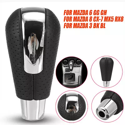 Automatic Car Gear Shift Knob Shifter Lever For Mazda 6 GH 8 MX5 RX8 3 BK BL • $25.99