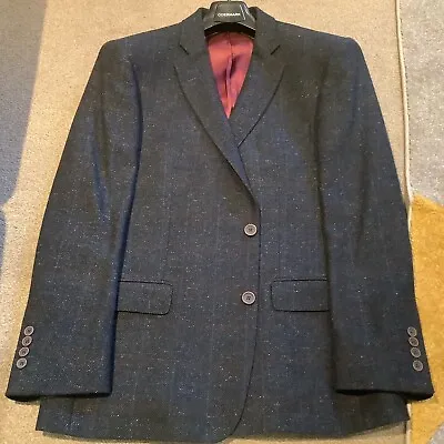 Magee Classic Tweed Jacket In Blue.  New. Size 44 S. • £55