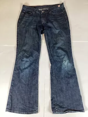 X2 Denim Laboratory Blue Denim Stretch Pockets Flare Leg Jeans W10 • $17.95