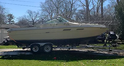 1980 Sea Ray Weekender 26'3  Cabin Cruiser & Trailer - Michigan • $247.50