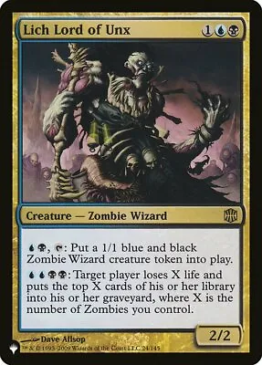 MTG The List Lich Lord Of Unx #024 Alara Reborn • $6.99