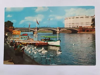 £3.95 • Buy River Trent & Bridge, Nottingham. Colourmaster PC, Unposted. Swans. 