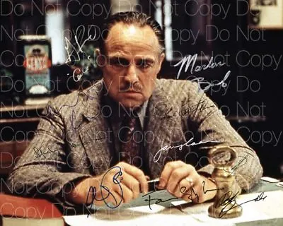 The Godfather Signed Brando Pacino Caan 8X10 Photo Picture Poster Autograph RP 2 • $16.99