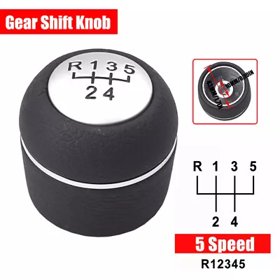 5 Speeds Car Manual Gear Stick Shift Knob Black For 2005-2014 Alfa Romeo 159 • $31.19