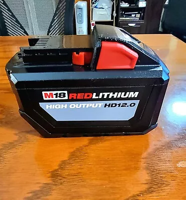 100% Guaranteed GENUINE MILWAUKEE 12.0 High Output Red Lithium Ion Battery  • $99