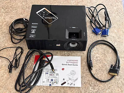 Portable Viewsonic HD  Cinema Projector PJD7820HD 1080p All Cords And Remote • $125