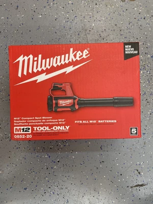 $94.99 • Buy Milwaukee 0852-20 M12 12V Lithium-Ion Compact Cordless Spot Blower (Tool Only)