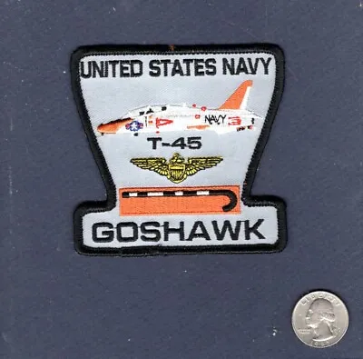 T-45 GOSHAWK US NAVY USMC Training Squadron Aircraft Patch  • $7.99