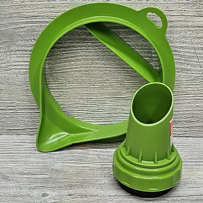 Plastic Pour Spout For 5 Gallon Bucket & 1 Gallon Paint Can Screw Snap Green Lot • $12.74