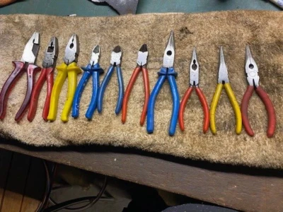 10 Vintage Pliers & Wire Cutters Incl Elliot Lucas & Stanley Old Tools • £10