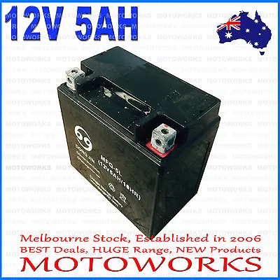 $34.99 • Buy 12V 5AH Battery 50cc 70cc 90cc 110cc 125CC ATV QUAD Bike Gokart Buggy Dirt Pit