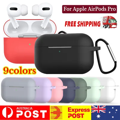 $5.70 • Buy Wireless Charging Case Silicone Protective Cover Case W/ Hook AU For AirPods Pro