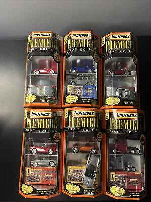 1998 Lot Of 9 Matchbox Premiere First Edition Cars Limited /25000 Read Desc B3 • $100