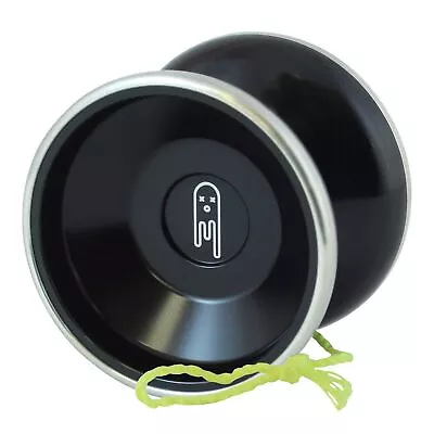 Black Yoyo King Ghost Bi Metal Aluminum And Steel Professional Trick Yoyo Wit... • $31.65