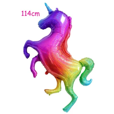 $5.95 • Buy Glitter Rainbow Unicorn Jumbo Shape Holographic Giant Helium Balloon Party 