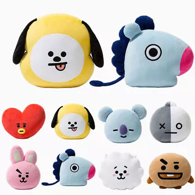 Bts Plush Toy Bt21 Tata Rj Shooky Doll Suga Cooky Sofa Pillow Gift Plush Toy UK • £12.86