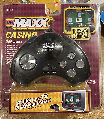 NEW VS Maxx 10 Casino Games All In 1 Video Game Plug And Play Slots Poker • $6.99