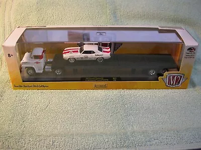 M2 Auto Haulers 58 Chevy Spartan LCF 69 Chevy Camaro Z28 Holley In Box • $20