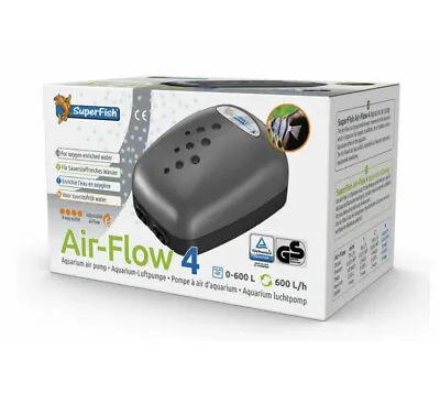 £21.95 • Buy Superfish Airflow Four Outlet Aquarium  Air Pump Oxygenator