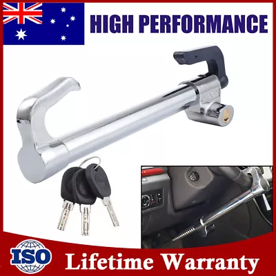 Steering Wheel Lock Anti Theft Security The Club Universal 2In1 Clamp Heavy Duty • $26.99
