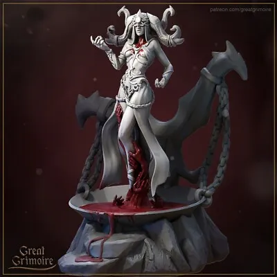 Scarlett The Blood Witch Human Warlock Cleric Vampire Miniature | D&D DnD | • $8.99