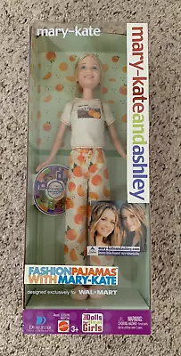 2002 Mattel Mary Kate&Ashley Fashion Pajamas W/MARY-KATE Wal*Mart Exclusive NRFB • $100