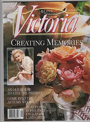 Vintage Victoria Magazine September 1998  Creating Memories • $10.95