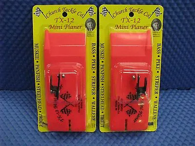 Church Tackle TX-12 Mini Planer Board - Port & Starboard 2 Pack • $60.95