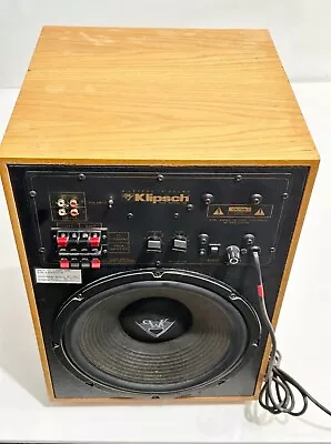 Vintage Klipsch SW10 II Powered Speaker Subwoofer 10  & 12  Double End Rare • $350