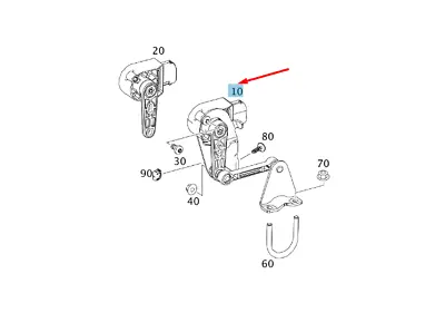 MERCEDES-BENZ A W176 Front Left Turning Angle Sensor A2465400017 NEW GENUINE • £171.33