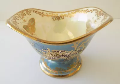 Vintage Crown Devon Lustrine Fieldings Sugar Bowl Excellent Condition • $150