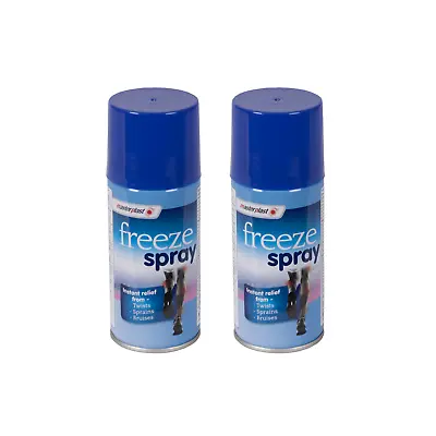 2x Freeze Spray Instant Pain Relief Twist Sprain Muscle Emergency Cold Massage • £6.39