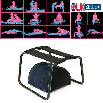 Sex Pillow Chair Aid Bouncer Weightless Inflatable Love Position Stool Bounce • £27.85