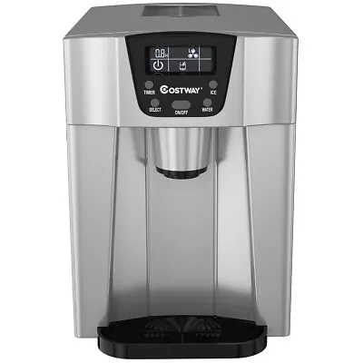 2 In 1 Ice Maker Water Dispenser Countertop 36Lbs/24H LCD Display Portable Home • $179.95