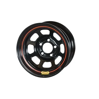 Bassett 54S52 15X14 D-Hole Lite 5x5 2   Backspace Black Wheel • $124.99